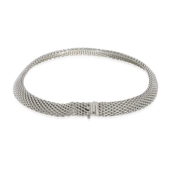 Tiffany & Co. Somerset Mesh Necklace in Sterling Silver - Picture 2 of 3